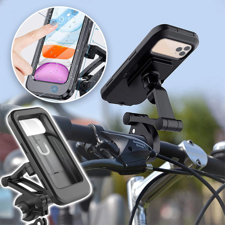 PHONEBIKE™ BICYCLE PHONE MOUNT | 360° ROTATABLE AND TOUCH