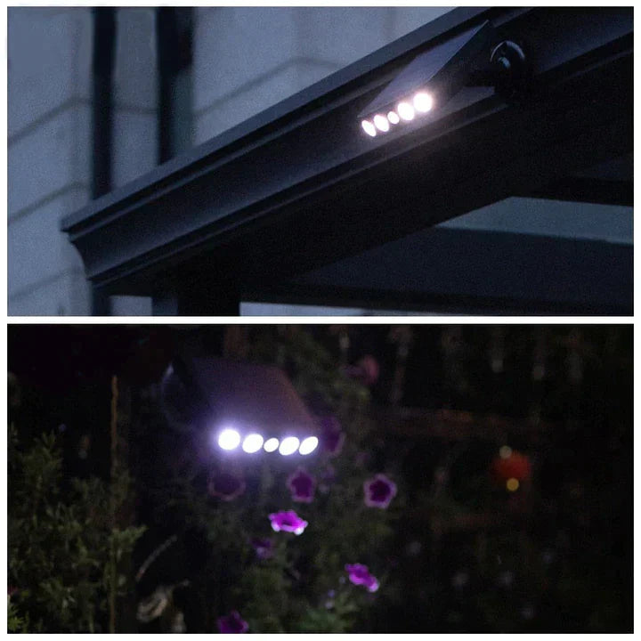 Solar LED wall light