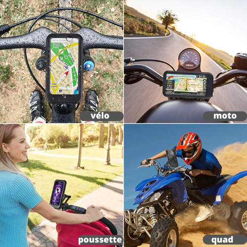 PHONEBIKE™ BICYCLE PHONE MOUNT | 360° ROTATABLE AND TOUCH